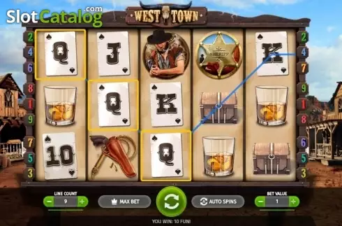 Скрин4. West Town слот