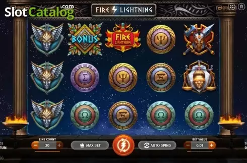Скрин2. Fire Lightning слот