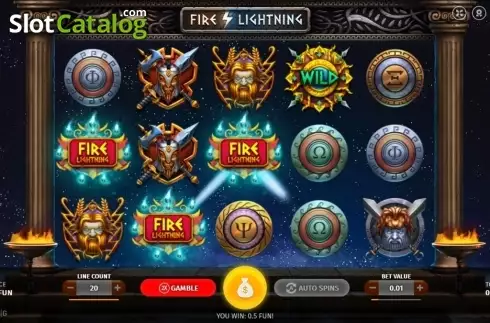 Скрин3. Fire Lightning слот