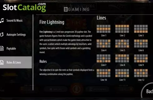 Скрин8. Fire Lightning слот