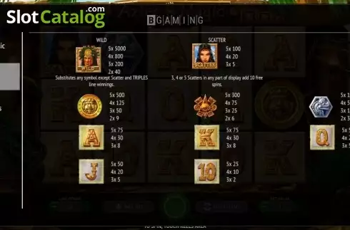Скрин5. Aztec Magic Deluxe слот