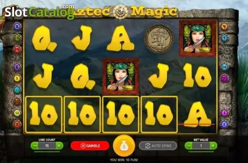 Скрин3. Aztec Magic слот