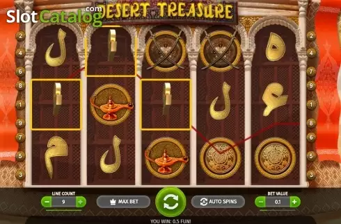 Скрин3. Desert Treasure (BGaming) слот
