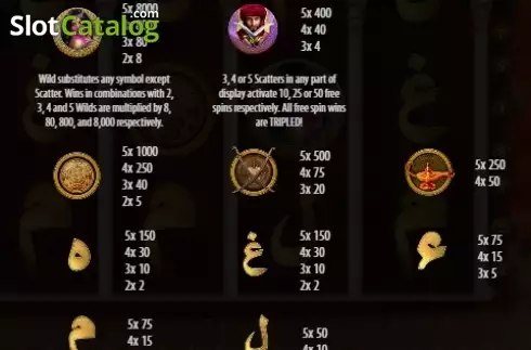 Скрин4. Desert Treasure (BGaming) слот