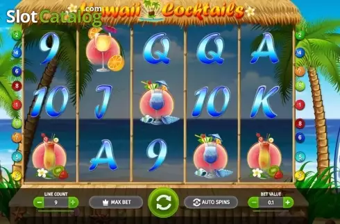 Скрин2. Hawaii Cocktails слот