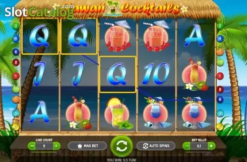 Скрин3. Hawaii Cocktails слот