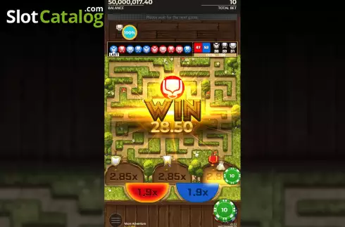 Скрин5. Maze Adventure слот