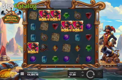 Скрин7. Pirate Bonanza слот