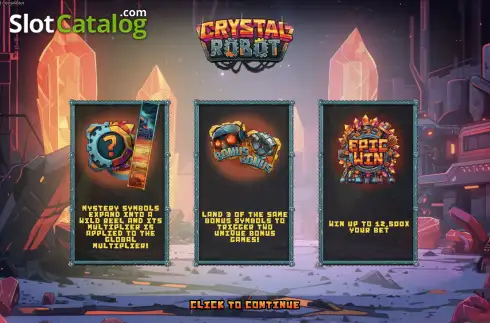 Скрин2. Crystal Robot слот
