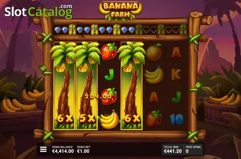 Скрин3. Banana Farm слот