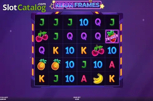 Скрин2. Neon Frames слот