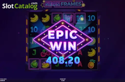 Скрин3. Neon Frames слот