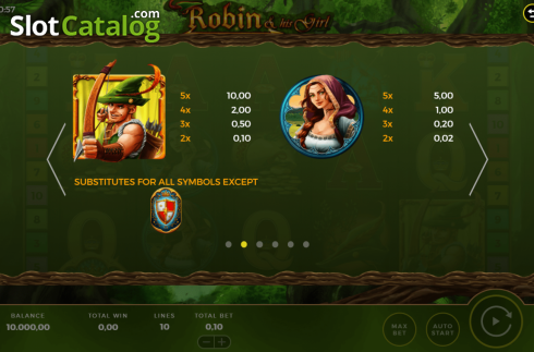 Скрин6. Robin and his Girl слот