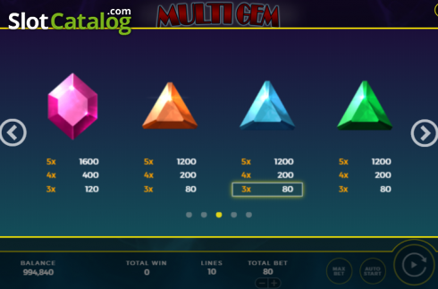 Скрин8. Multi Gem слот