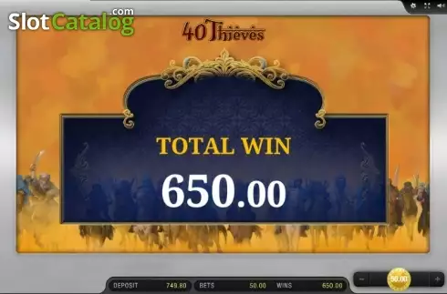 Скрин9. 40 Thieves слот