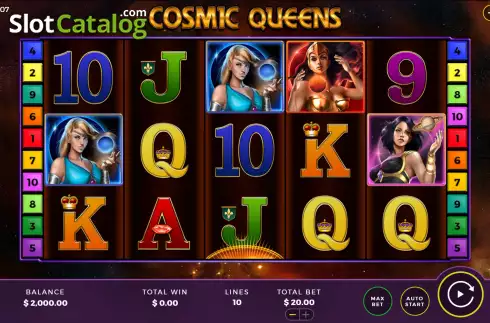 Скрин2. Cosmic Queens слот
