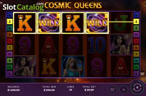 Скрин3. Cosmic Queens слот