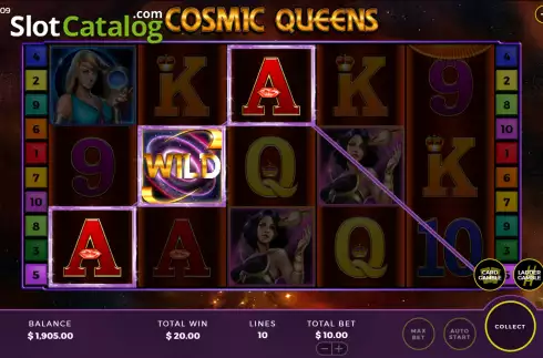 Скрин4. Cosmic Queens слот