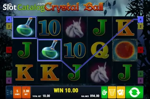 Скрин3. Crystal Ball (Gamomat) слот