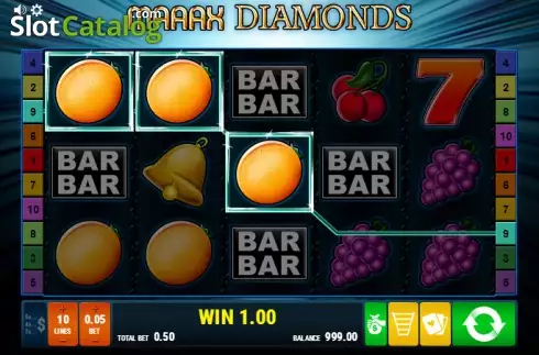 Скрин3. Maaax Diamonds слот