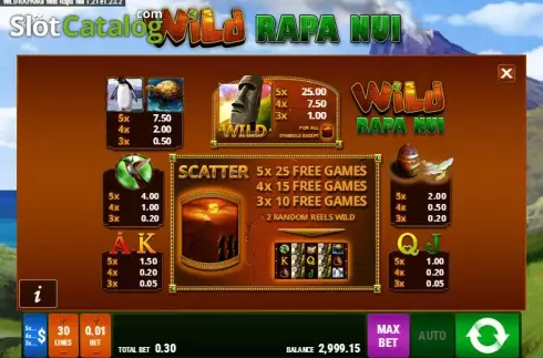 Скрин6. Wild Rapa Nui слот