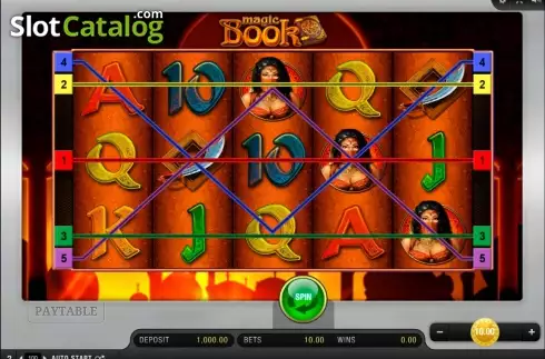 Скрин4. Magic Book слот