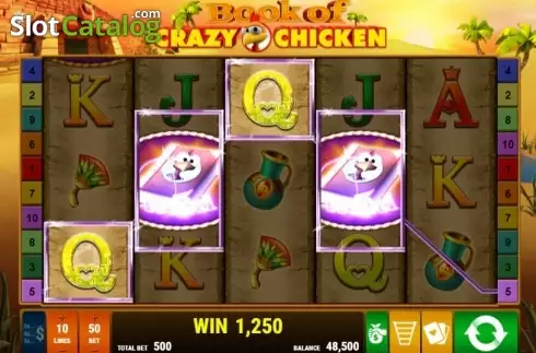 Скрин3. Book Of Crazy Chicken слот