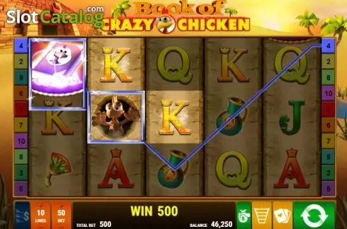 Скрин4. Book Of Crazy Chicken слот
