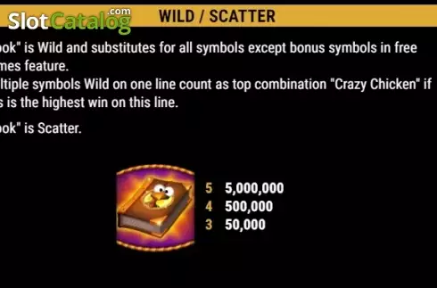 Скрин5. Book Of Crazy Chicken слот