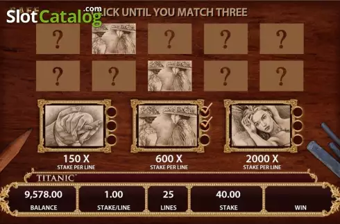 Скрин7. TITANIC (Bally) слот