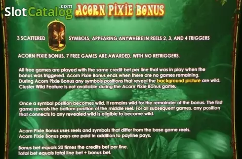 Скрин4. Acorn Pixie слот