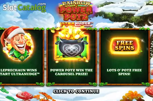 Скрин2. Rainbow Power Potz Ultranudge слот