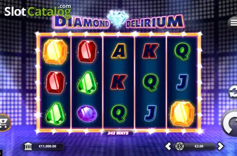 Скрин2. Diamond Delirium слот