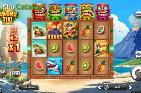 Скрин2. Angry Tiki DoubleMax слот