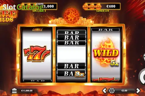 Скрин2. Fire Wilds слот