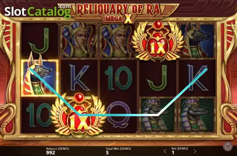 Скрин5. Reliquary of Ra MegaX слот
