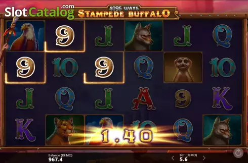Скрин4. Stampede Buffalo 4096 Ways слот