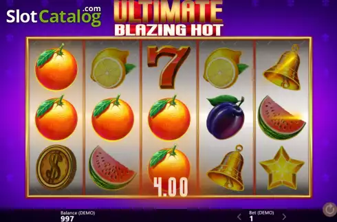 Скрин4. Ultimate Blazing Hot слот
