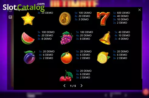 Скрин5. Ultimate Blazing Hot слот
