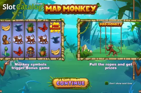 Скрин2. Mad Monkey слот