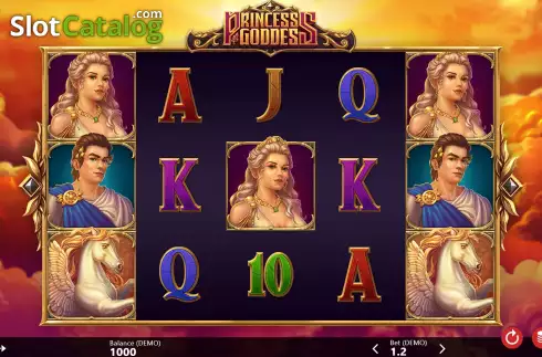 Скрин3. Princess Goddess слот