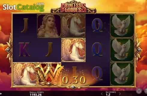 Скрин4. Princess Goddess слот