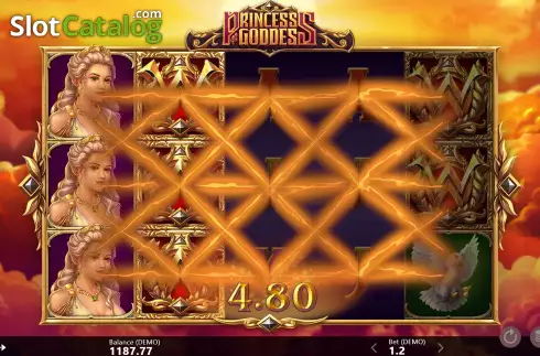 Скрин5. Princess Goddess слот