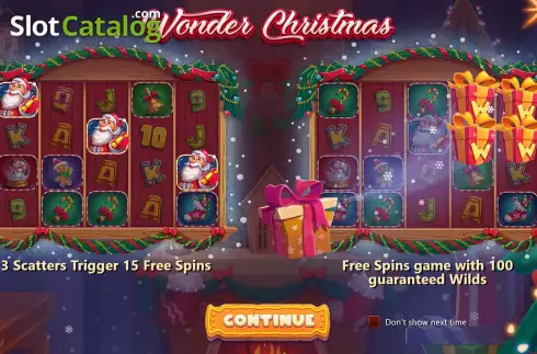 Скрин2. Wonder Christmas слот