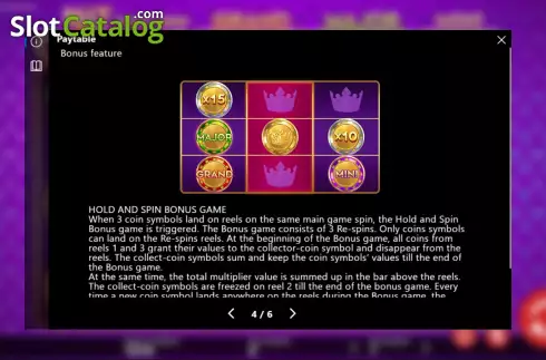 Скрин9. Hit Coins Hold and Spin слот