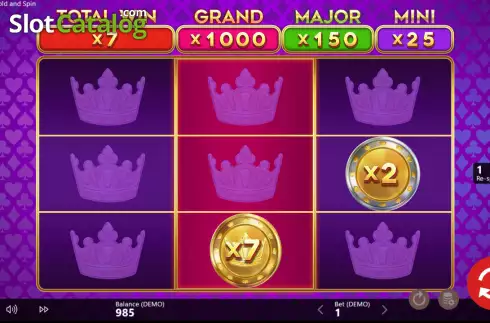 Скрин5. Hit Coins Hold and Spin слот