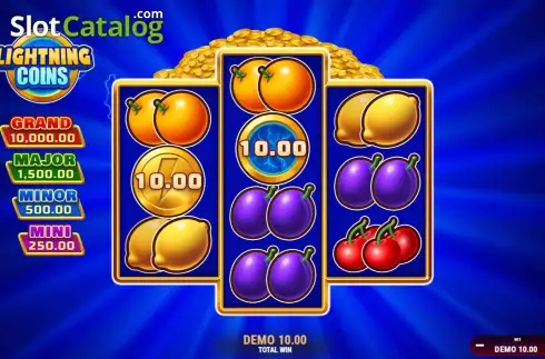 Скрин3. Lightning Coins Hold and Spin слот