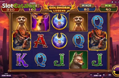 Скрин2. Goldhorn Legend слот