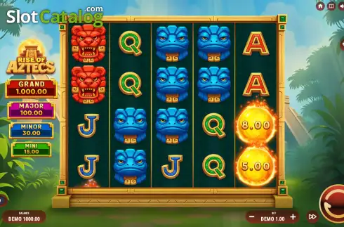 Скрин2. Rise of Aztecs слот