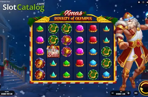 Скрин2. Royalty of Olympus Xmas слот